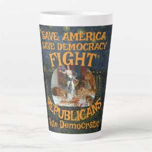 DEMOCRAT PARTY ZL X1 KP HEALTHCARE COST PRICE LATTE MUG