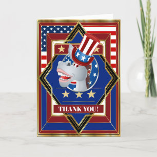 Democrat Political Greeting Card