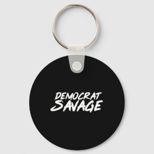 Democrat Savage Impeach Trump Gift Presidential Ha Key Ring