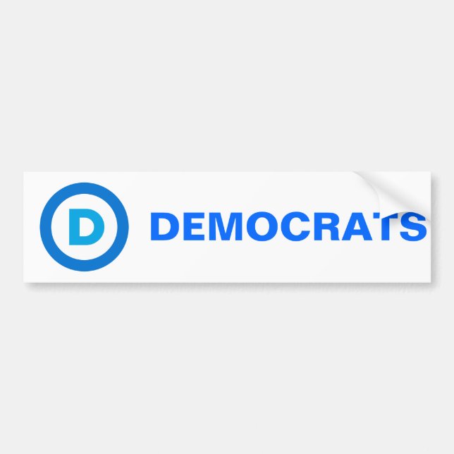 Democratic Bumper Sticker (Front)