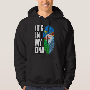Democratic Congolese And Djiboutian Mix DNA Flag H Hoodie