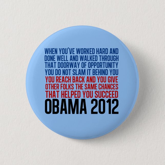 Democratic Convention Quote 6 Cm Round Badge (Front)