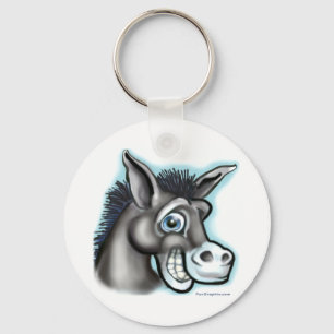Democratic Donkey Key Ring