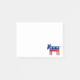 Democratic Donkey Post-it Notes