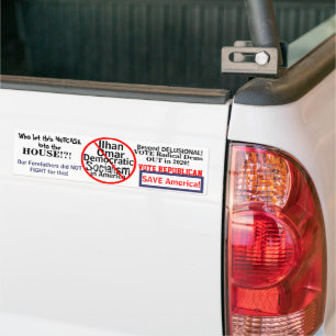 Democratic Ilhan Omar Democrat Edit YEAR Bumper Sticker