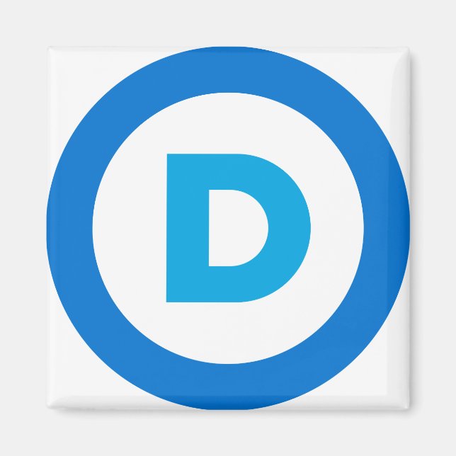 Democratic logo magnet (Front)