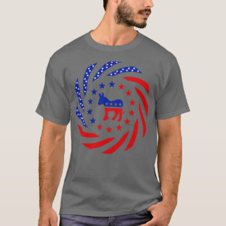 Democratic Murican Patriot Flag Series T-Shirt