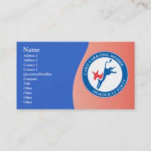 Democratic Party Business Card