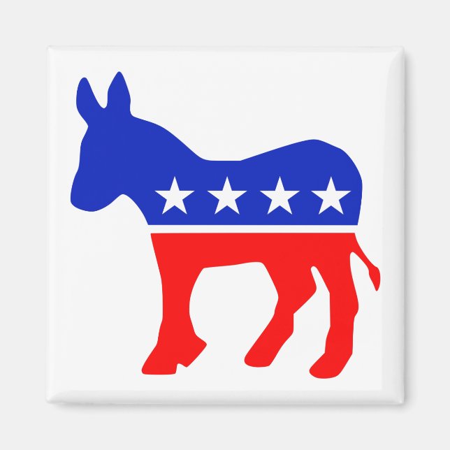 Democratic Party Emblem Magnet (Front)