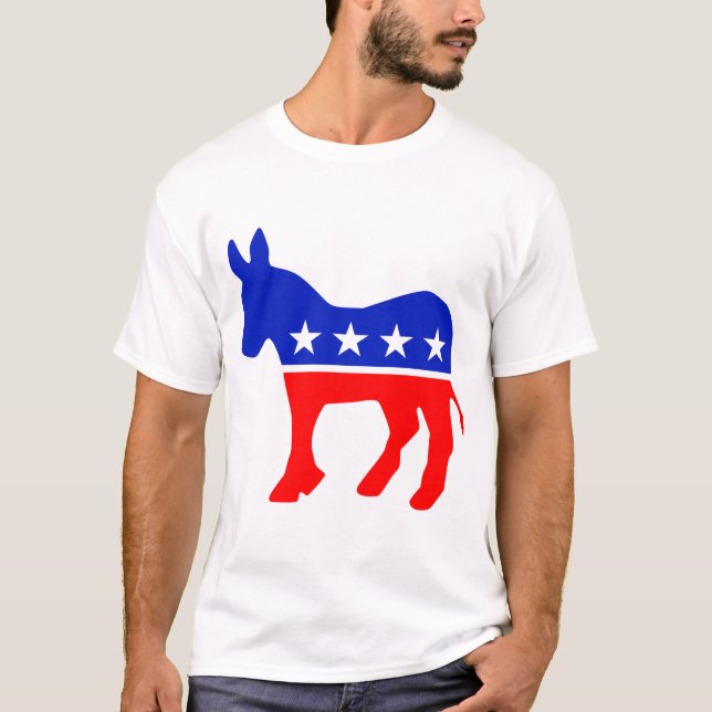 Democratic Party Political Emblem (Donkey) T-Shirt (Front)