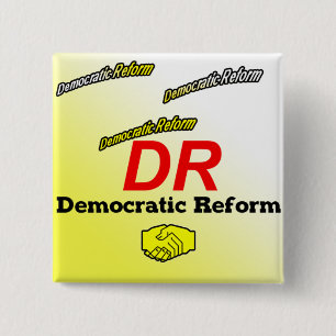 Democratic Reform Party Logo 15 Cm Square Badge