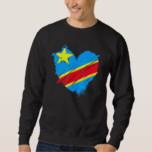Democratic Republic Congo Flag I Love It Is In My Sweatshirt