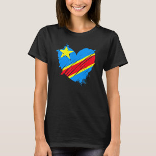 Democratic Republic Congo Flag I Love It Is In My T-Shirt