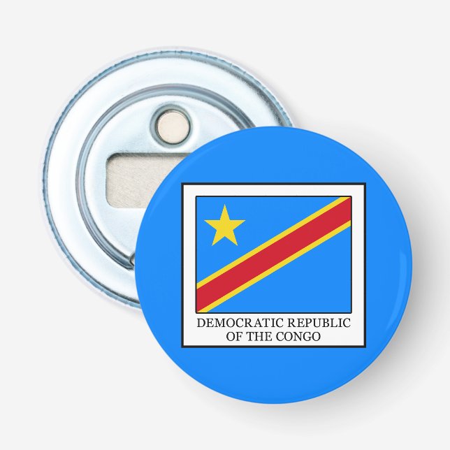 Democratic Republic of the Congo Bottle Opener (Front)