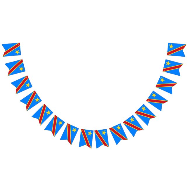 Democratic Republic of the Congo bunting banner (All)
