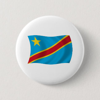 Democratic Republic of the Congo Flag Button
