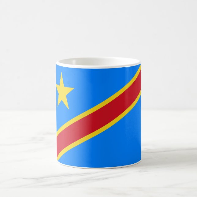 Democratic Republic of the Congo Flag Coffee Mug (Center)