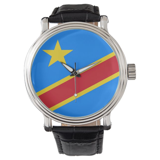 Democratic Republic of the Congo flag eWatch Watch (Front)