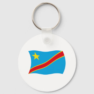 Democratic Republic of the Congo Flag Keychain