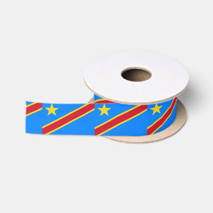 Democratic Republic of the Congo flag Ribbon Satin Ribbon