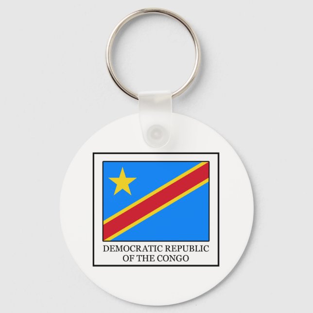 Democratic Republic of the Congo Key Ring (Front)