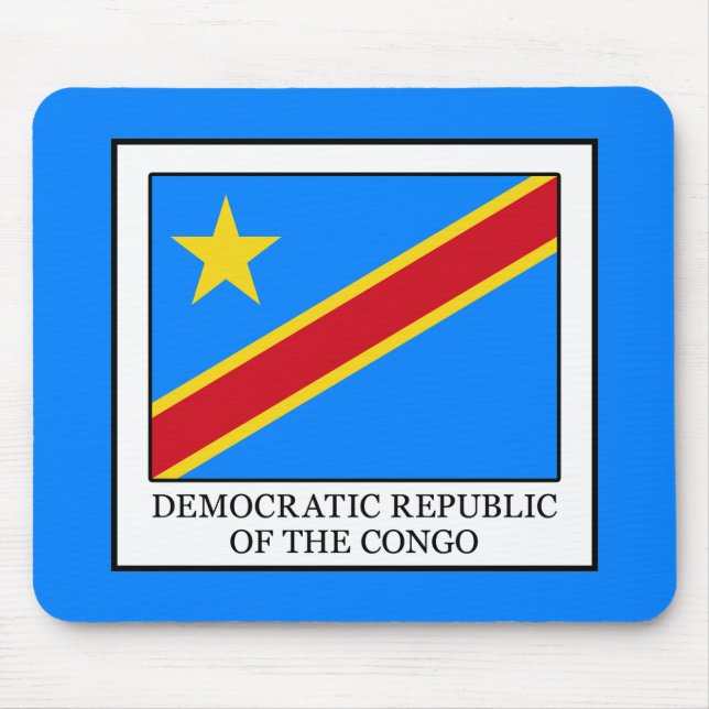 Democratic Republic of the Congo Mouse Pad (Front)