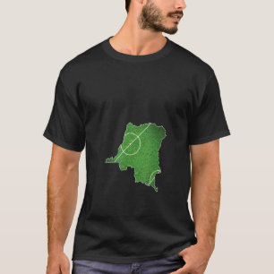 Democratic Republic Of The Congo Soccer Football C T-Shirt