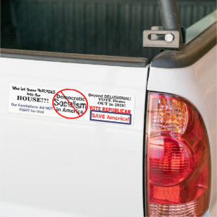Democratic Socialism in America Edit Election YEAR Bumper Sticker