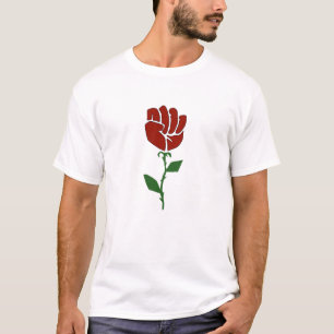 Democratic Socialist Rose T-Shirt