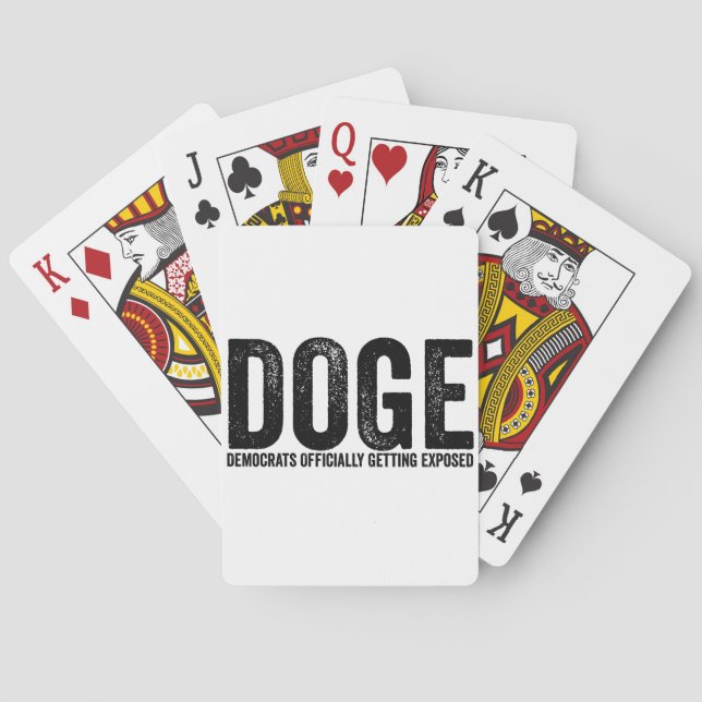 Democrats Officially Getting Exposed Playing Cards (Back)