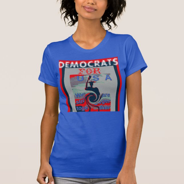 Democrats US we are stronger together Women's T-Shirt (Front)