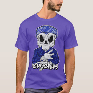 Democrips Body Count Ice T Front and Back Print T-Shirt