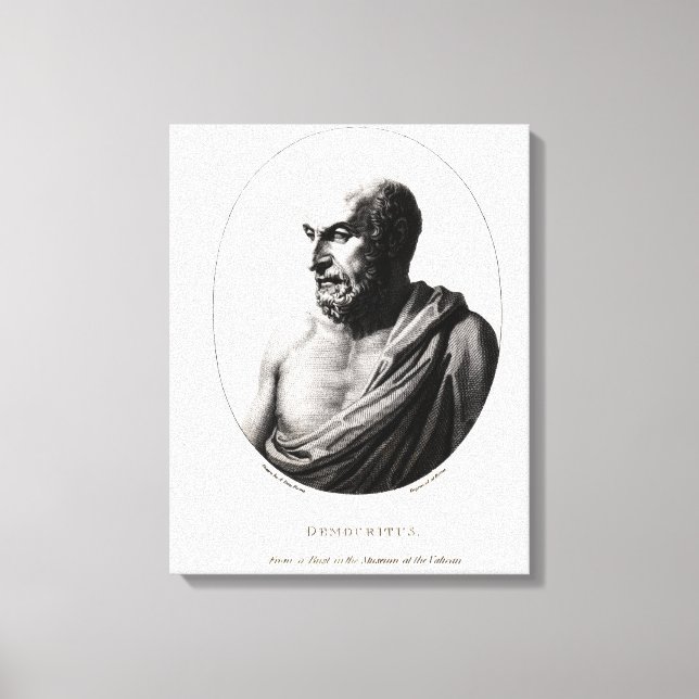 Democritus Canvas Print (Front)