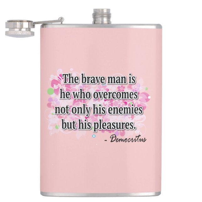 Democritus Hip Flask (Opened)