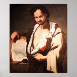 Democritus Poster