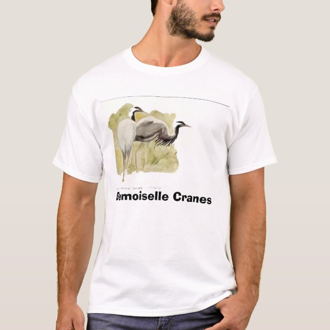 Demoiselle Cranes T-Shirt (Front)