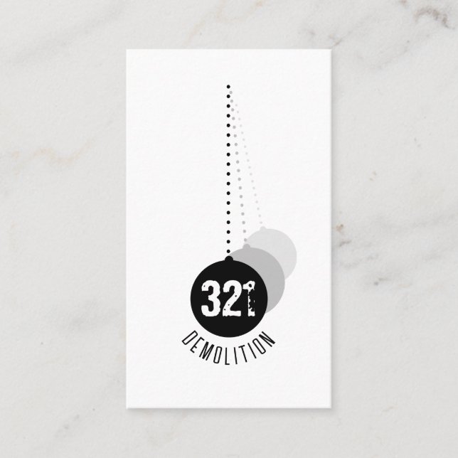 Demolition Expert Business Card v2 (Front)
