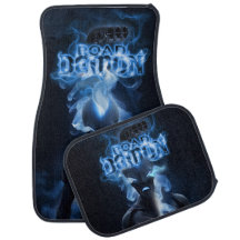 Demon, alien, car, blue, mat, gift, design, trend.