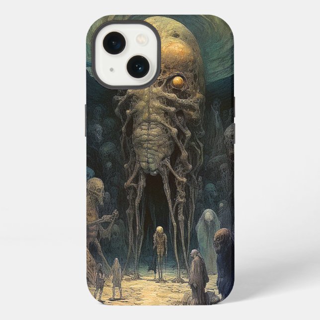 Demon Alien Underworld Creature iPhone Case (Back)