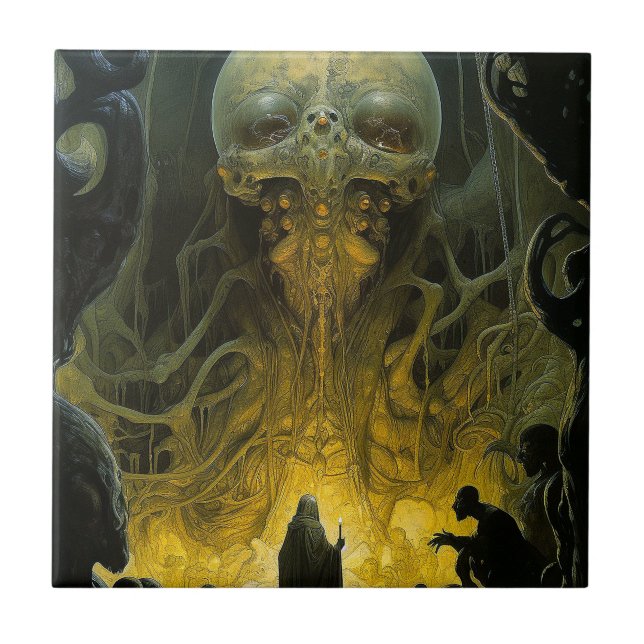 Demon Alien Underworld Creature Tile (Front)