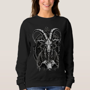 Demon Baphomet Occult Gothic and Witchcraft Sweatshirt