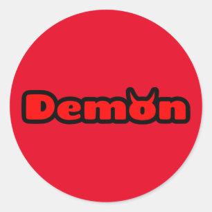 Demon Classic Round Sticker