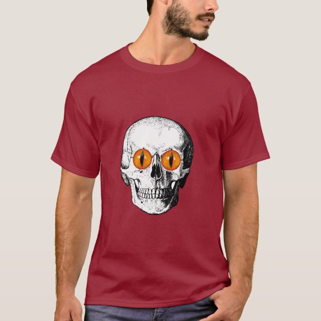 Demon Eyed Skull T-Shirt (Front)
