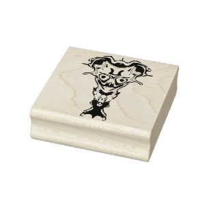 Demon from the Underworld's bust Rubber Stamp