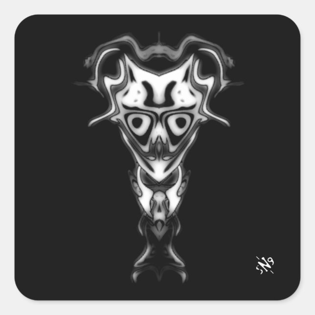Demon from the Underworld's bust v0.3 Square Sticker (Front)