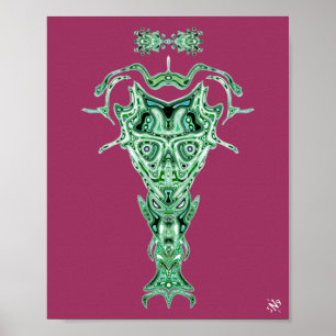 Demon from the Underworld's bust v2.1 Poster