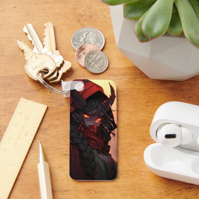 Demon Girl Anime Key Ring (Desk)