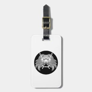 Demon helmet luggage tag