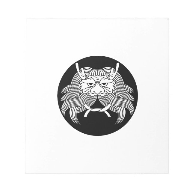 Demon helmet notepad (Front)