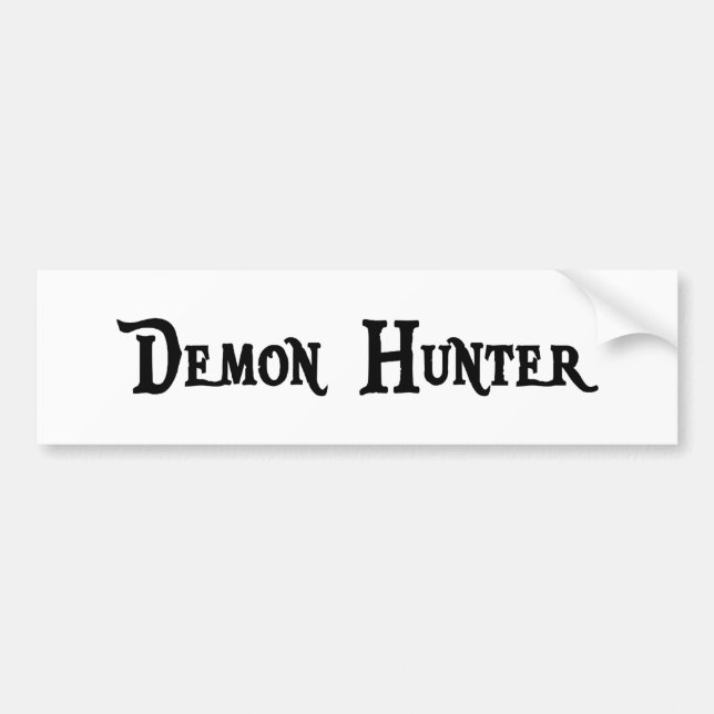 Demon Hunter Bumper Sticker (Front)